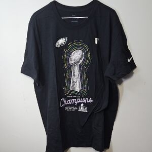 Nike Philadelphia Eagles 2025 Super Bowl LIX Champions Tee